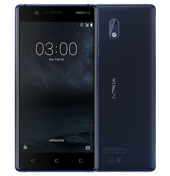 Mobilní telefon Nokia 3 Blue