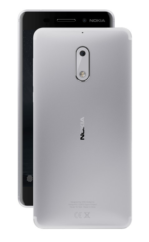 Mobilní telefon Nokia 6 Silver