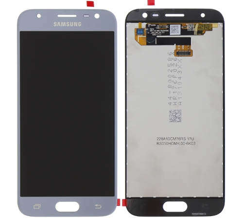 LCD + dotyk Samsung J330 Galaxy J3 2017  stříbrno-modrá