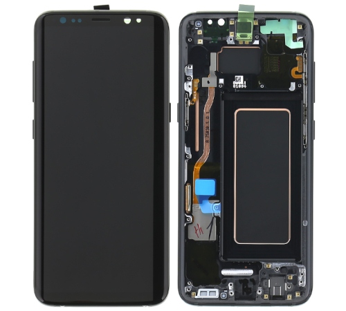 LCD + dotyk Samsung G950 Galaxy S8, black (Service Pack)