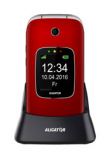 Mobilní telefon Aligator V650 Senior Red 