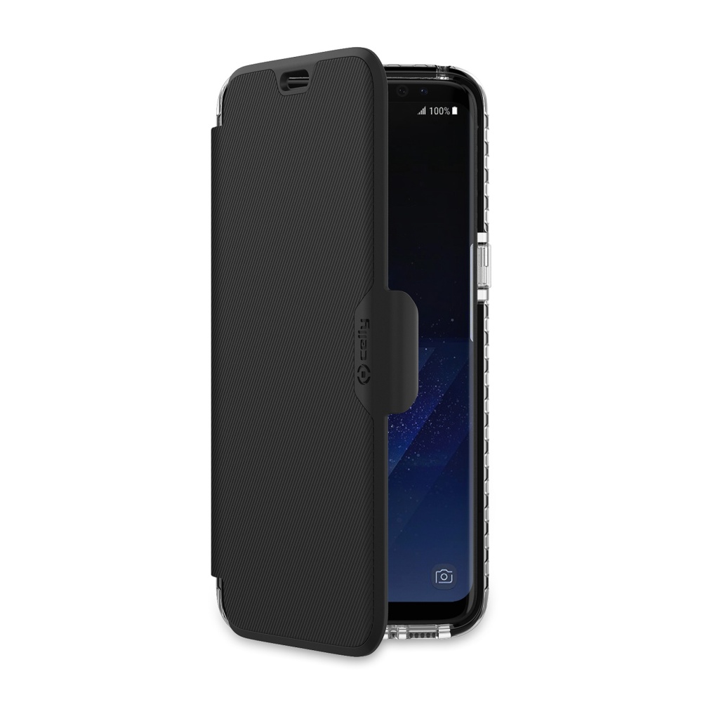 CELLY Hexwally flipové pouzdro Samsung Galaxy S8 black