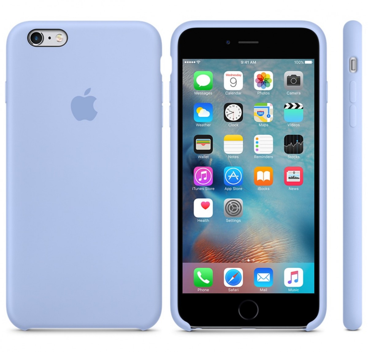 Originální kryt Apple pro iPhone 6/6S šeříkově modré