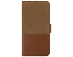 HOLDIT Wallet magnet pouzdro flip Samsung Galaxy S7 brown leather/suede