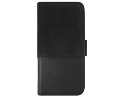 HOLDIT Wallet magnet pouzdro flip Samsung Galaxy S7 black leather/suede