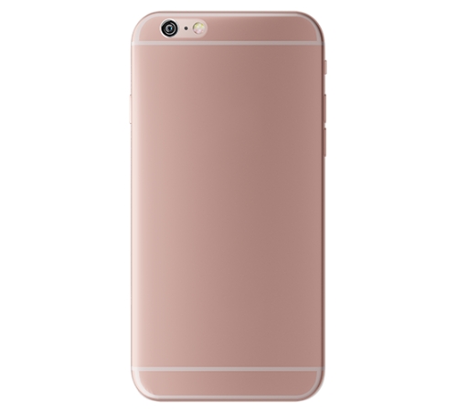 Zadní kryt 3mk NaturalCase Apple iPhone 6 Plus, 6s Plus, transparentní růžovo-zlatá