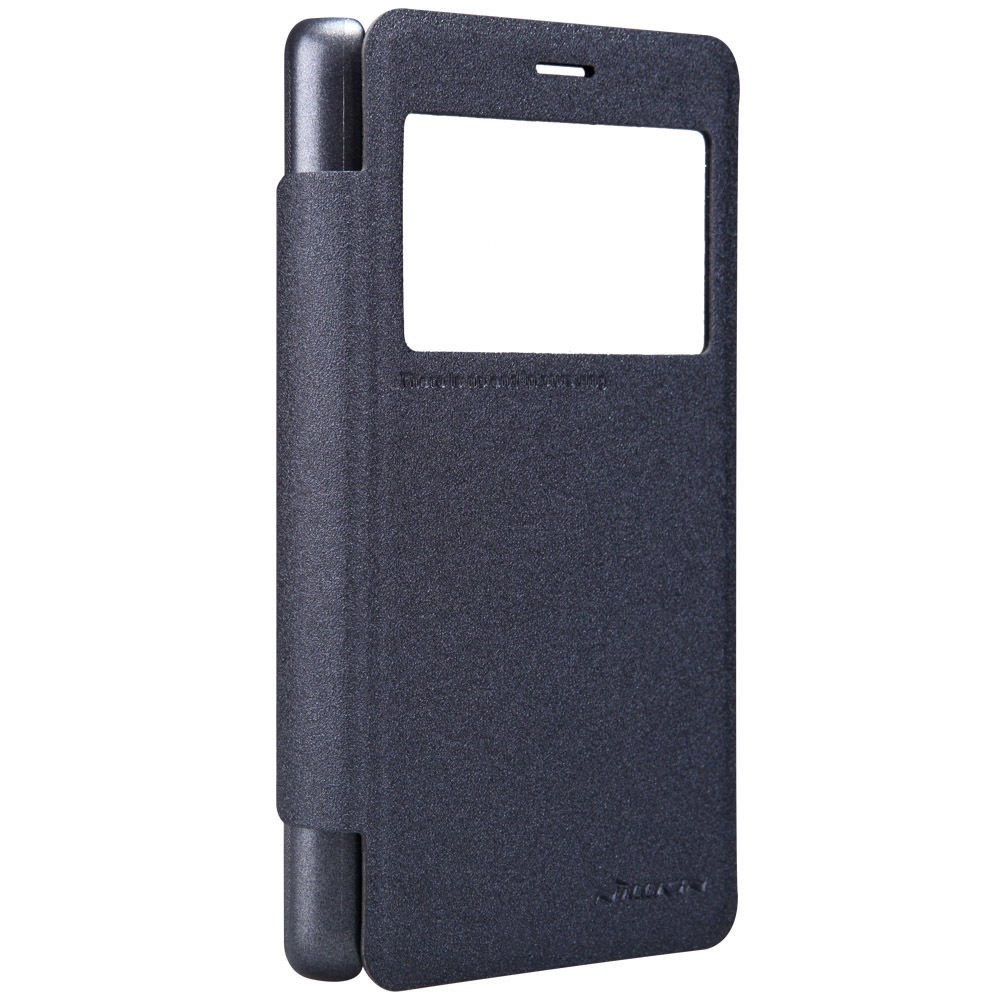 Nillkin Sparkle S-View pouzdro flip Xiaomi Redmi Note 5A Prime black