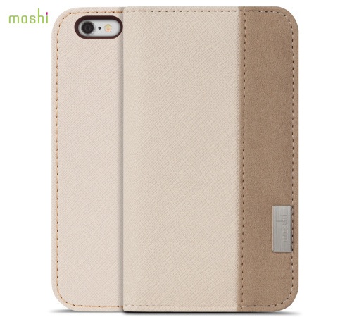 Moshi Overture pouzdro flip Apple iPhone 6 Sahara beige