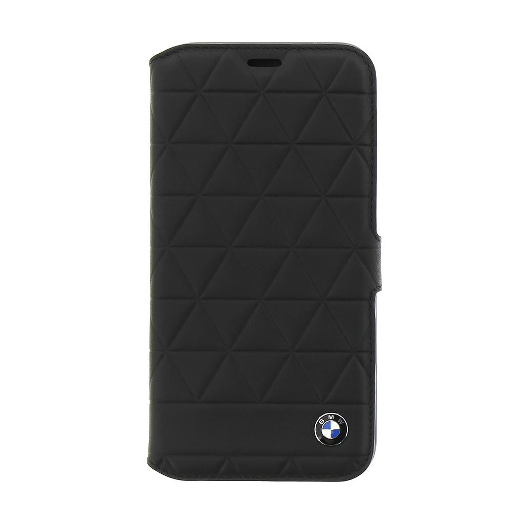 BMW Hexagon BMFLBKPXHEXBK flipové pouzdro Apple iPhone X black