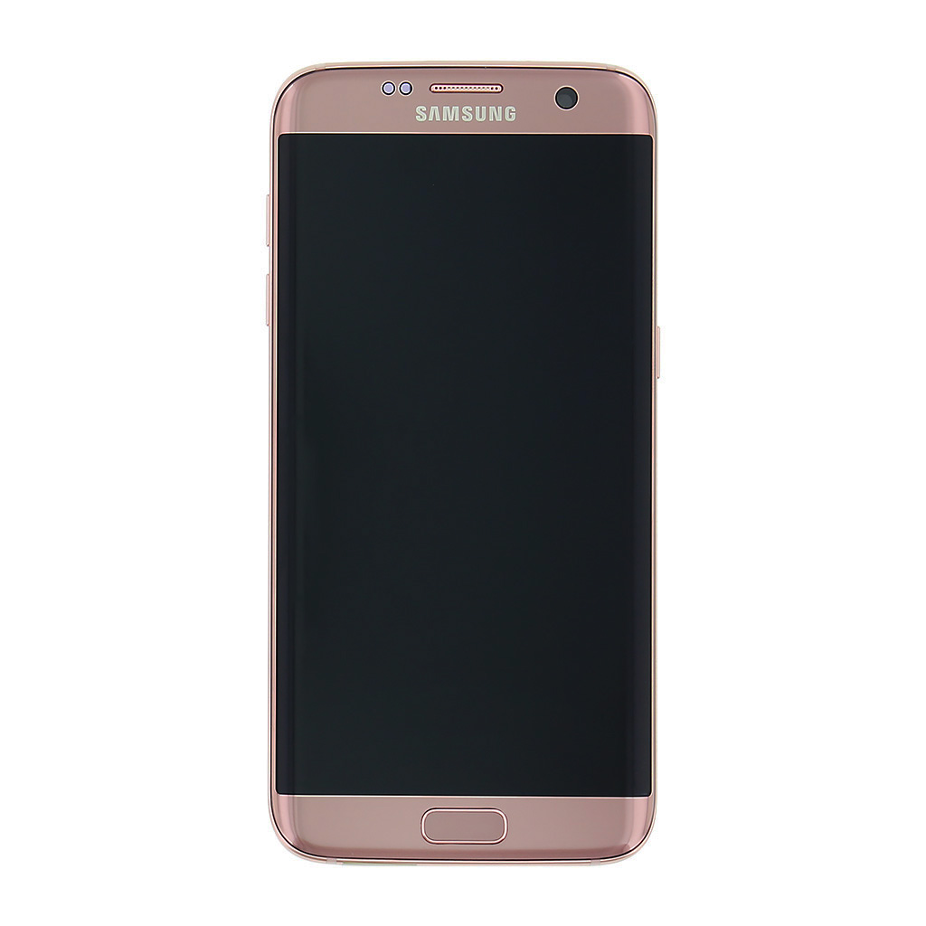 LCD + dotyková deska Samsung Galaxy S7 Edge, rose gold (service pack)