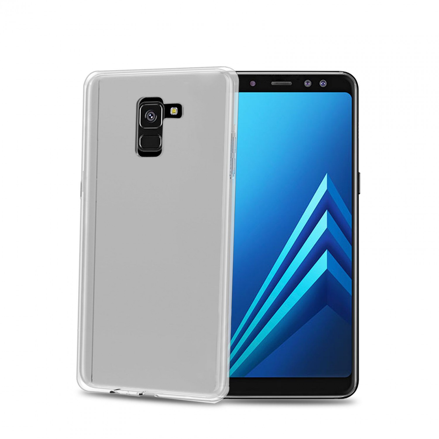 CELLY Gelskin silikónové puzdro Samsung Galaxy A8 (2018), bezfarebné