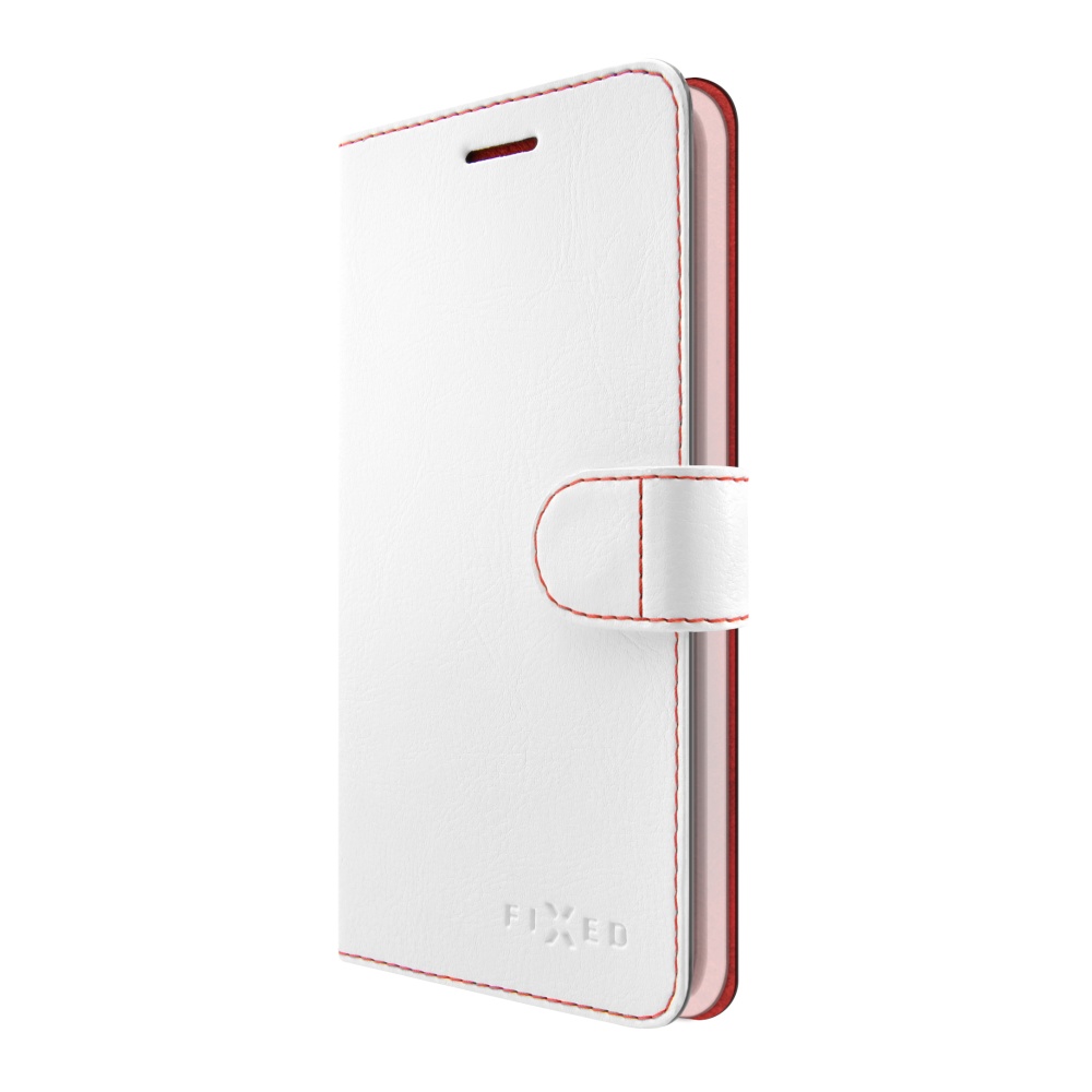 FIXED FIT flipové pouzdro Honor 6A Pro white