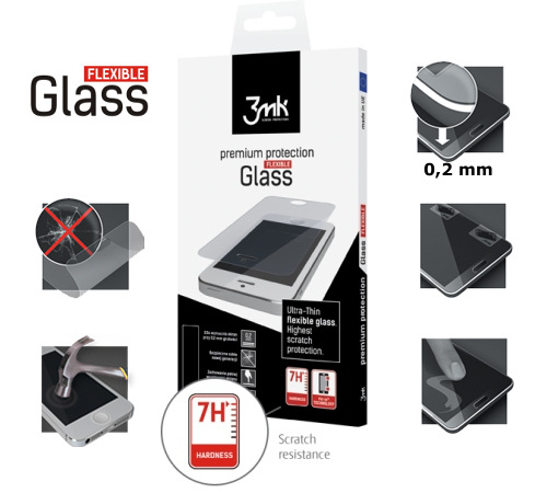 Tvrdené sklo 3 mastných kyselín FlexibleGlass pre Huawei Mate 10 Pro