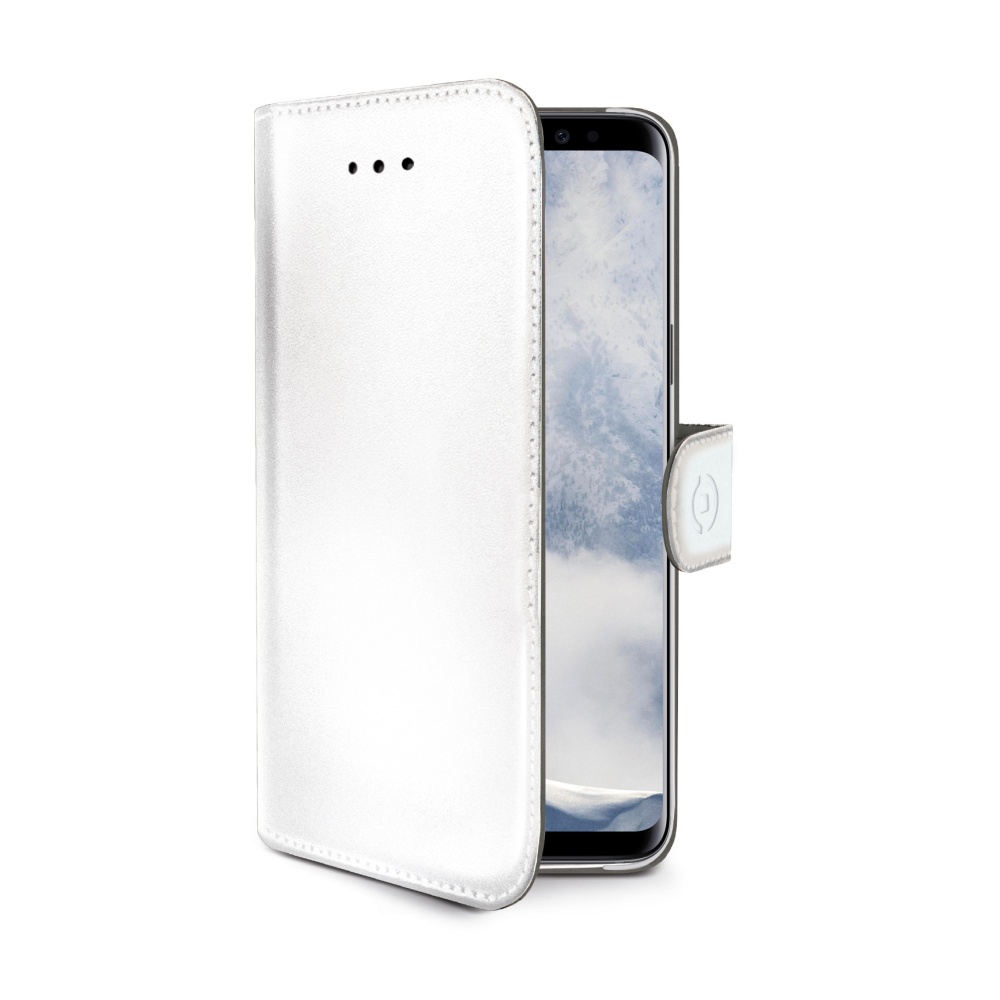 CELLY Wally púzdro flip Samsung Galaxy S9 Plus white