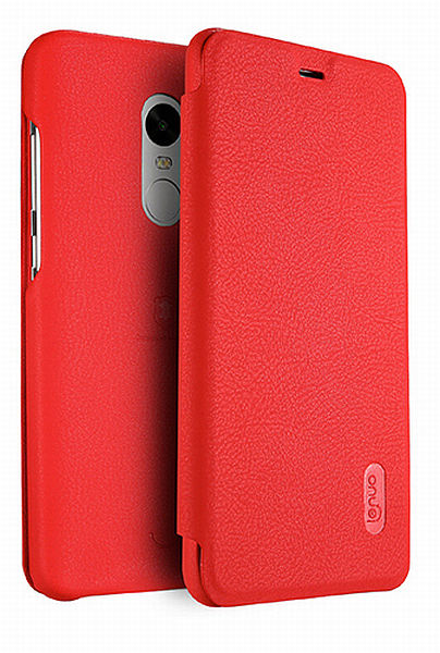Lenuo Ledream pouzdro flip Xiaomi Redmi 5 Plus red