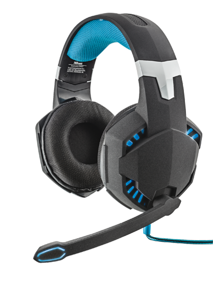 TRUST GXT 363 HAWK 7.1 Bass Vibration headset black/blue