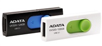ADATA Flash Disk 16GB USB 3.1 Dash Drive UV320, White/Green