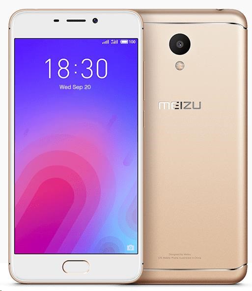 Mobilní telefon Meizu M6 Gold