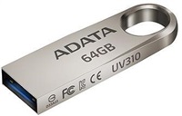 USB flash disk ADATA Dash Drive UV310 64GB USB 3.1, silver