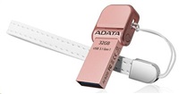 USB flash disk ADATA AI920 i-Memory Drive 32GB, gold pink