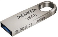 USB ADATA flash disk Dash Drive UV310 16GB 3.1, silver