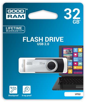 USB flash disk GOODRAM TWISTER UTS2-0320K0R11 32GB , silver