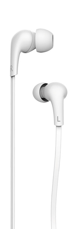 USAMS Leo Stereo Headset In Ear 3.5mm white
