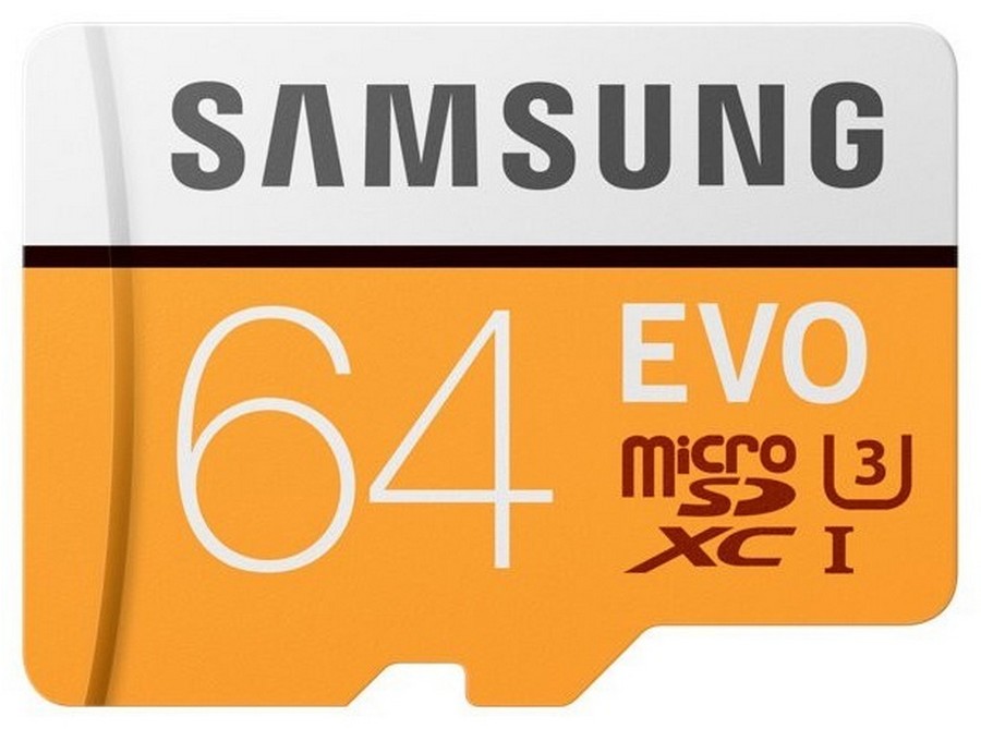 Paměťová karta Samsung EVO 64GB, micro SDHC ( s adaptérem )
