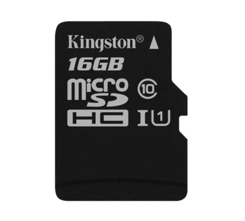 Paměťová karta Kingston CL10 16GB microSDHC, UHS-I 80R/10W, blister
