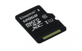 Pamäťová karta Kingston CL10 128GB, microSDXC, class 10, UHS-I 80R