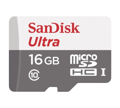 Paměťová karta SanDisk Ultra 16GB microSDHC, Class10 UHS-I  (BLISTR)