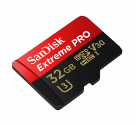 Pamäťová karta SanDisk Extreme Pro 32GB, microSDHC, UHS-I, class 10 s adaptérom