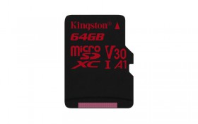Pamäťová karta Kingston Canvas React 64GB microSDXC, class 10, UHS-I V30