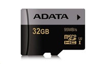 Pamäťová karta ADATA Premier Pre 32GB microSDHC, class 10, UHS-I U3 s adaptérom