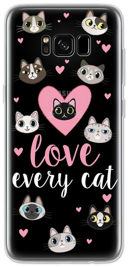 Puzdro 4-OK Cover 4U Samsung S8 +, Love Cats