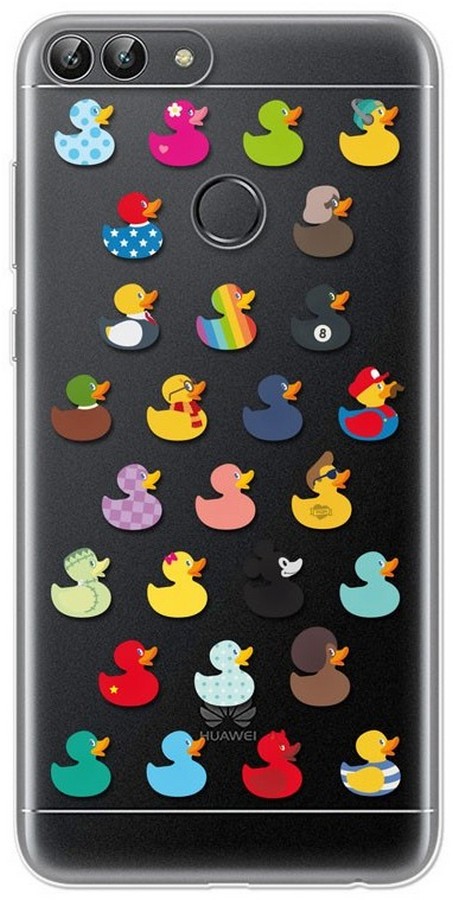 Puzdro 4-OK Cover 4U Huawei P Smart, Ducks