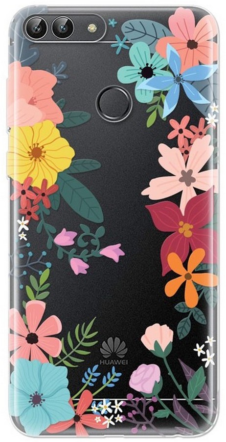Puzdro 4-OK Cover 4U Huawei P Smart, Flowers