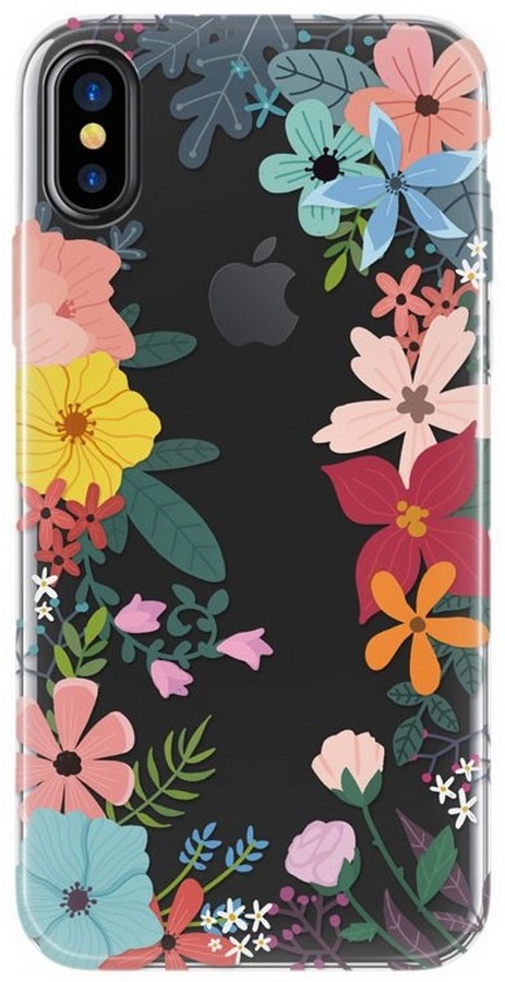 Puzdro 4-OK Cover 4U Apple iPhone X, Flowers