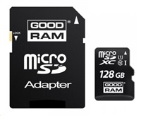 Paměťová karta GOODRAM 128GB MicroSDXC, Class 10, UHS-I s adaptérem