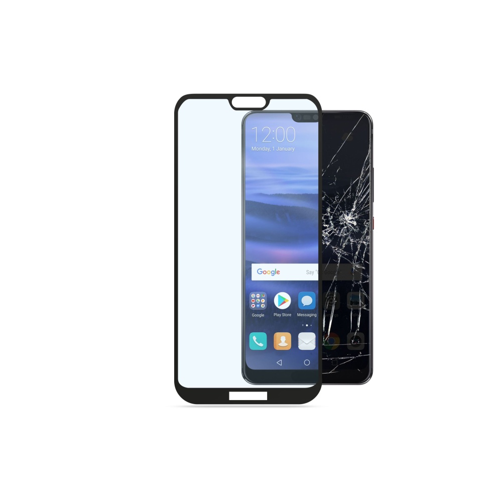 Tvrzené sklo CellularLine CAPSULE pro Huawei P20 Lite, black