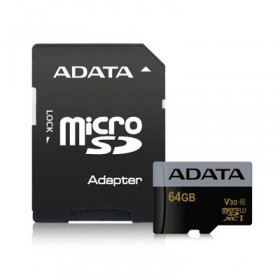 Pamäťová karta ADATA 64GB Premier Pre microSDXC, UHS-I U3, V30G s adaptérom