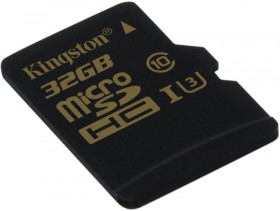 Pamäťová karta Kingston microSDHC 32GB, UHS-I U3, class 10