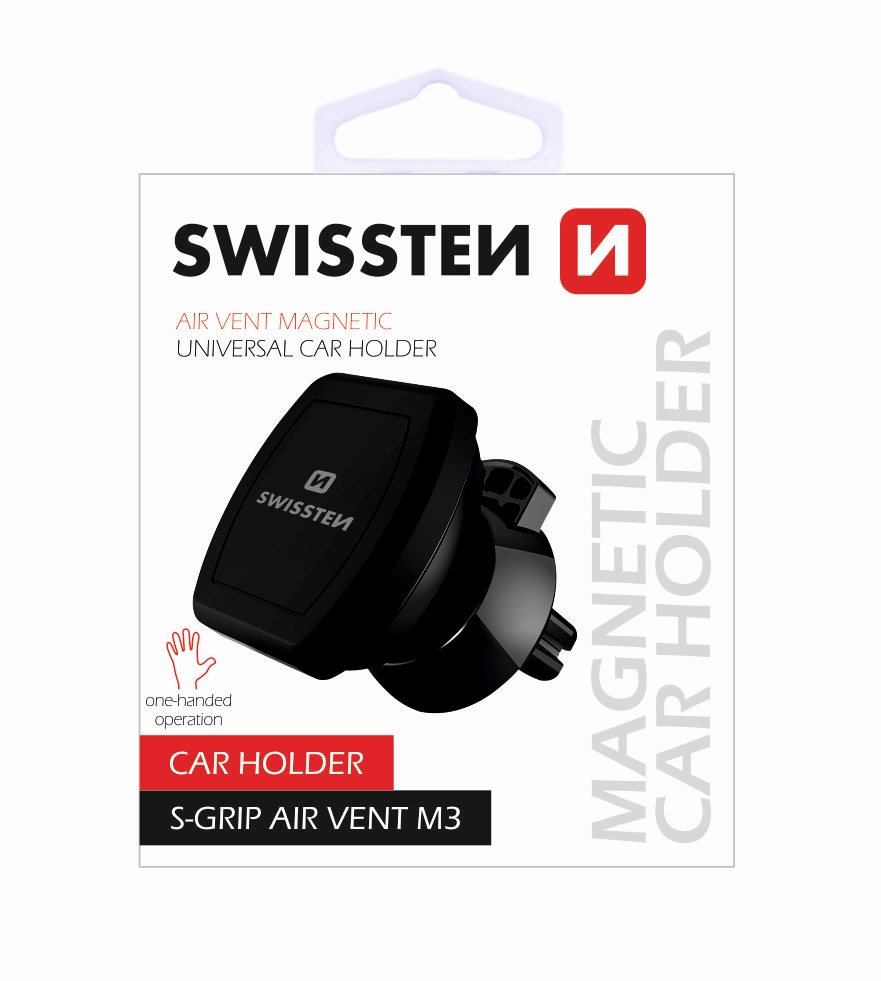 Magnetický držiak do ventilácie auta Swissten S-Grip Air vent M3