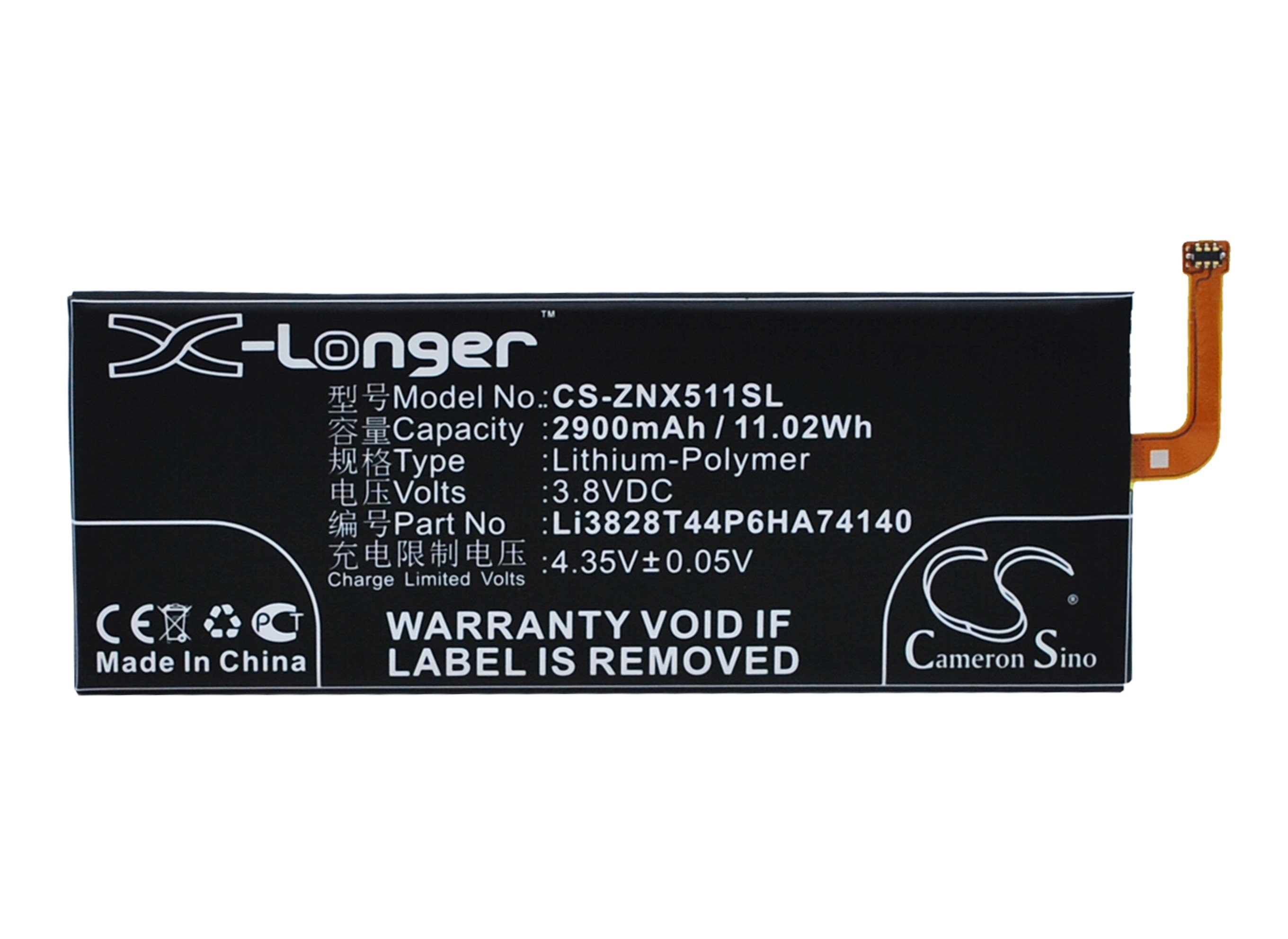 Baterie CS-ZNX511SL 2900mAh Li-Pol