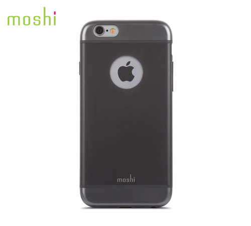 Kryt Moshi iGlaze pro Apple iPhone 6, Graphite Black/černá