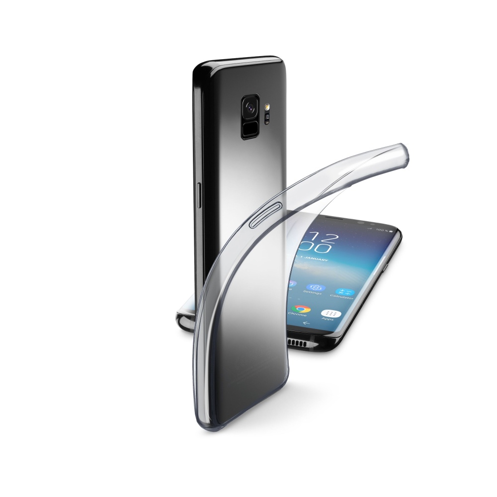 Extratenký zadní kryt CellularLine Fine pro Samsung Galaxy S9, bezbarvý