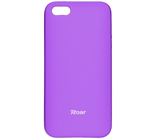 Pouzdro Roar Colorful Jelly Case Apple iPhone 5, 5S, SE, fialová