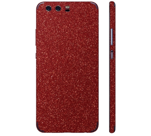 Ochranná fólia 3mk Fery pre Huawei P9, červená trblietavá