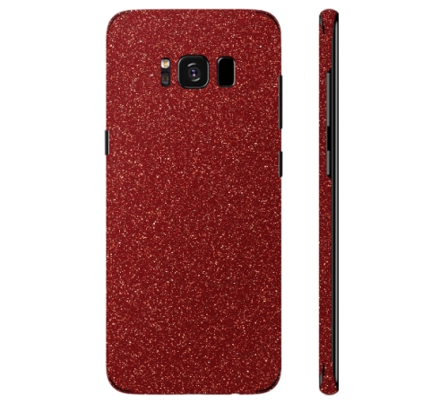 Ochranná fólia 3 mastných kyselín Fery pre Samsung Galaxy S8, červená trblietavá