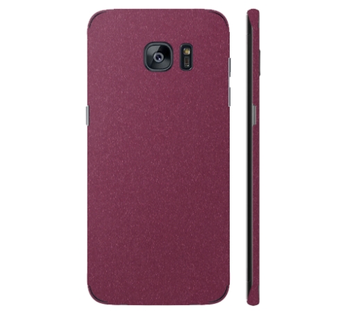 Ochranná fólia 3mk Fery pre Samsung Galaxy S7 Edge, vínovo červená matná
